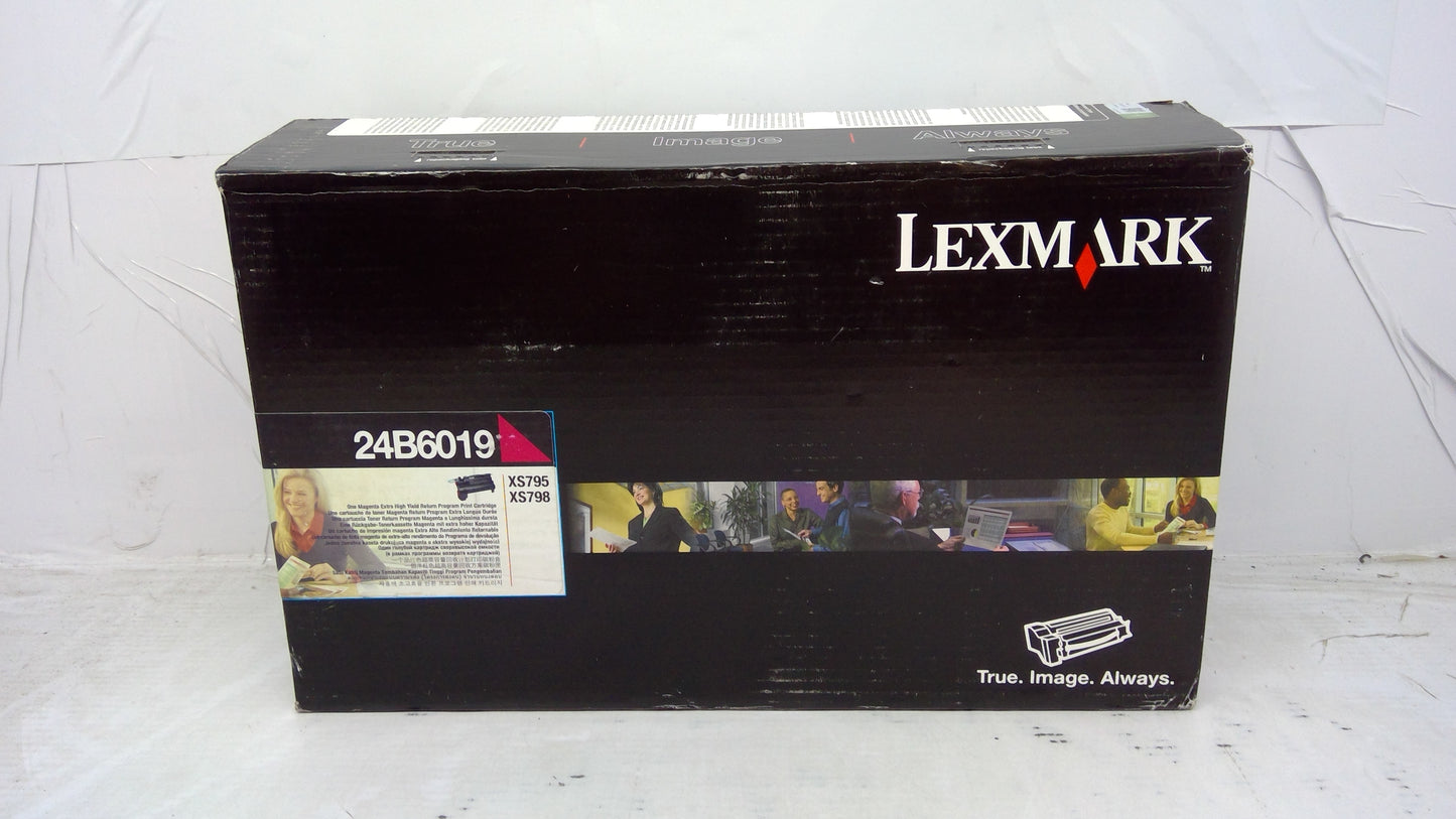 Genuine Lexmark 24B6019 Magenta Extra High Yield Toner Cartridge