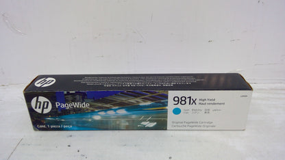 Genuine HP L0R09A (981X) High Yield Cyan Pagewide Cartridge *EXP. DATE OCT 2028*