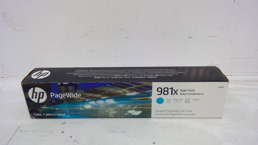 Genuine HP L0R09A (981X) High Yield Cyan Pagewide Cartridge *EXP. DATE OCT 2028* - SunnyToner | Operated by MBI International