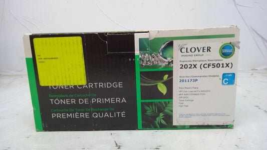 Clover Imaging HP COMPATIBLE 202X (CF501X) 201173P Cyan Toner Cartridge - SunnyToner | Operated by MBI International