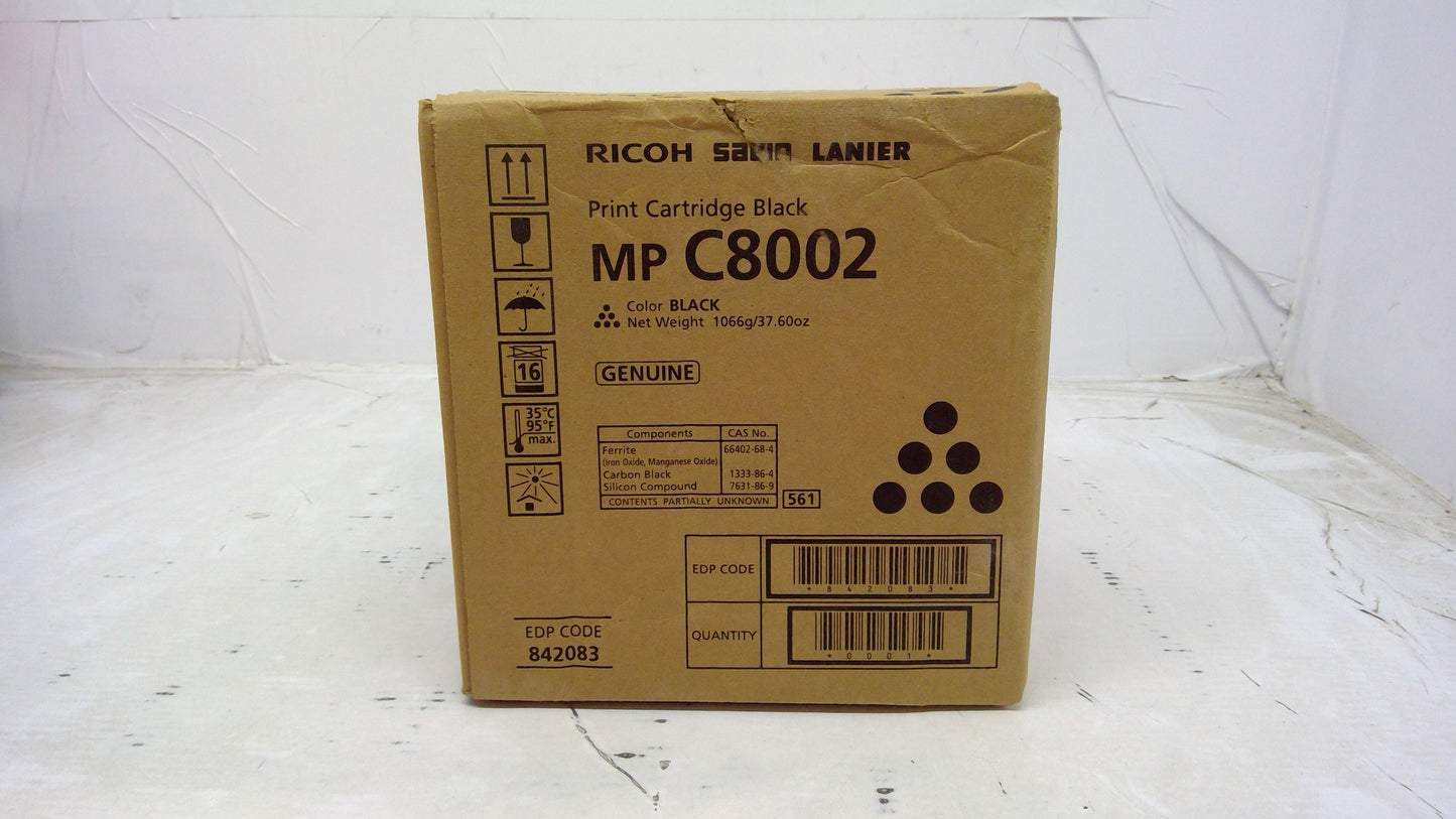Genuine Ricoh MP C8002 (842083) Black Toner