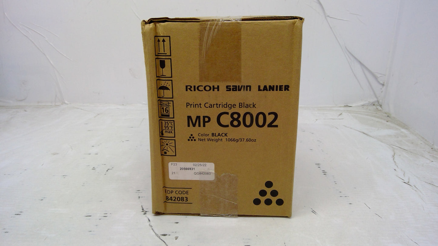 Genuine Ricoh MP C8002 (842083) Black Toner