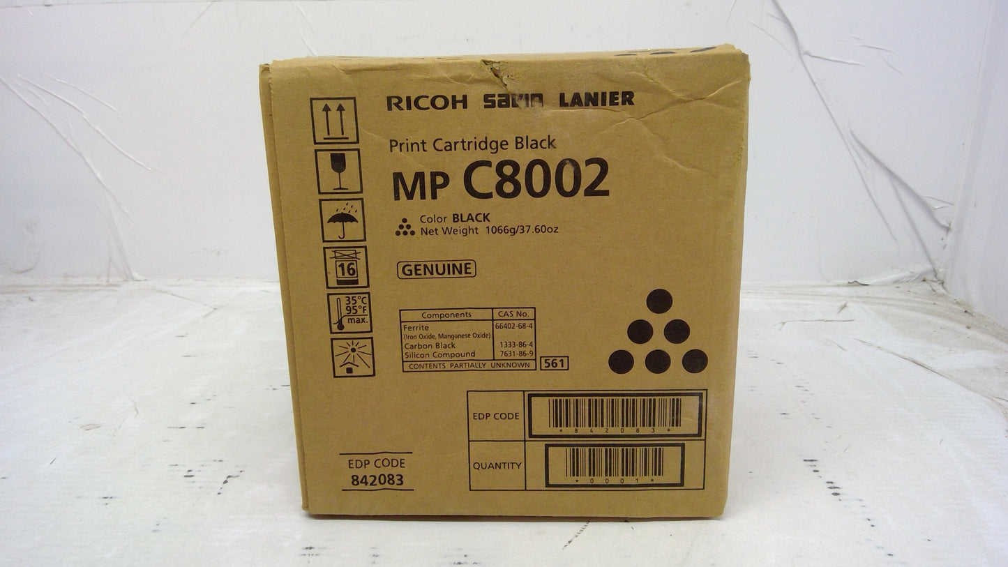 Genuine Ricoh MP C8002 (842083) Black Toner