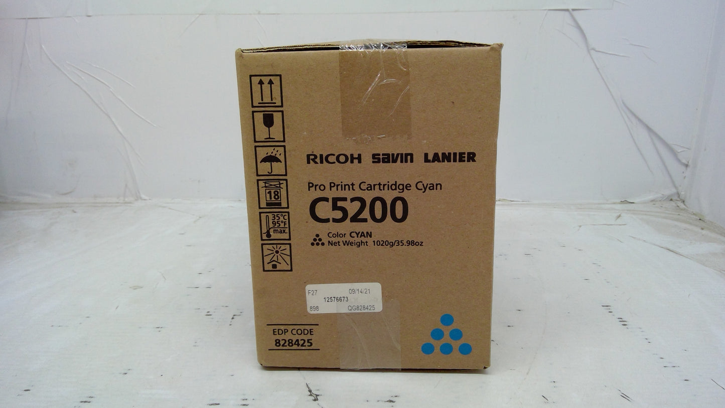 Genuine Ricoh C5200 (828425) Cyan Toner