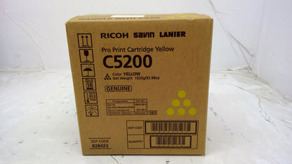 Genuine Ricoh C5200 (828423) Yellow Toner