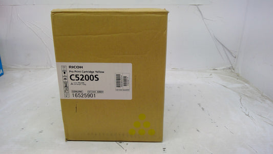 Genuine Ricoh Yellow Pro Print Cartridge C5200S (828431) - SunnyToner | Operated by MBI International