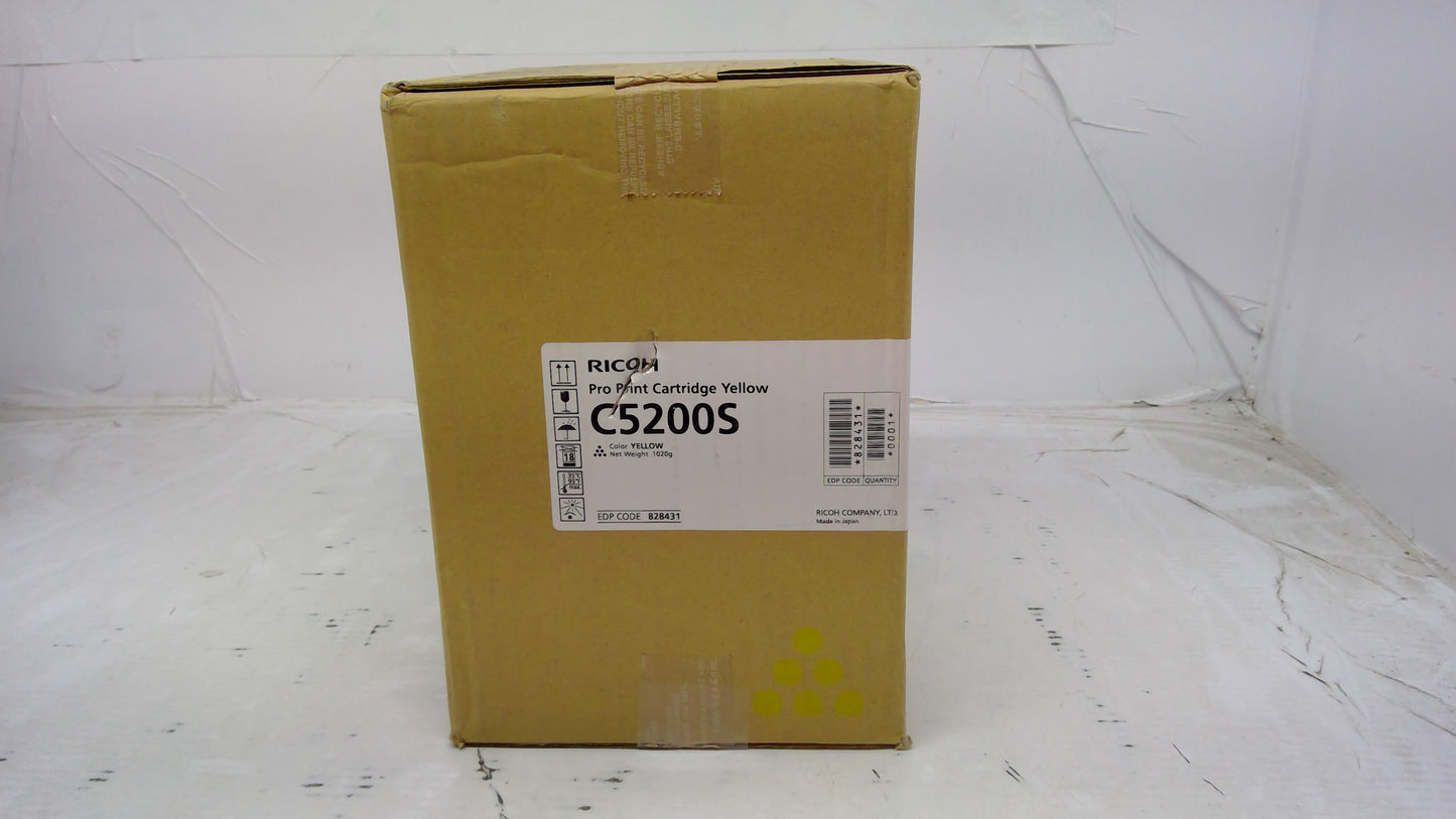 Genuine Ricoh Yellow Pro Print Cartridge C5200S (828431)