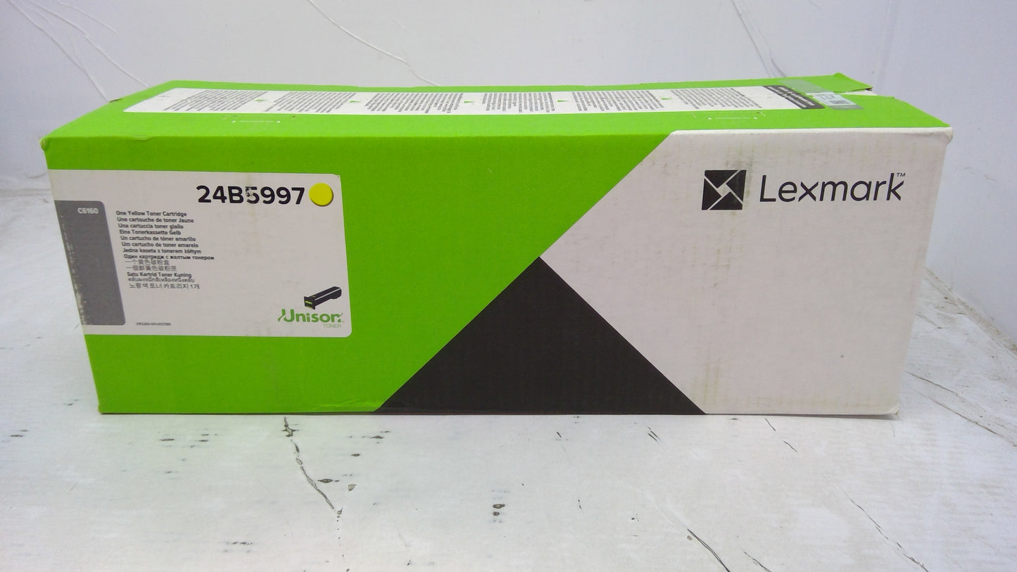 Genuine Lexmark 24B5997 Yellow Toner Cartridge