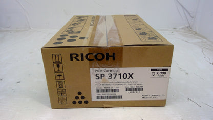 Genuine Ricoh SP3710X (408284) Black Toner Cartridge w/ Built in Photoconductor Drum