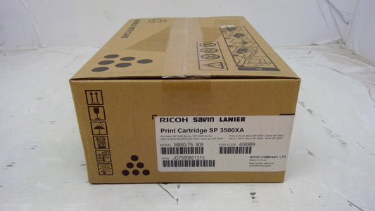Genuine Ricoh Savin Lanier SP 3500XA Black Print Cartridge (406989) - SunnyToner | Operated by MBI International