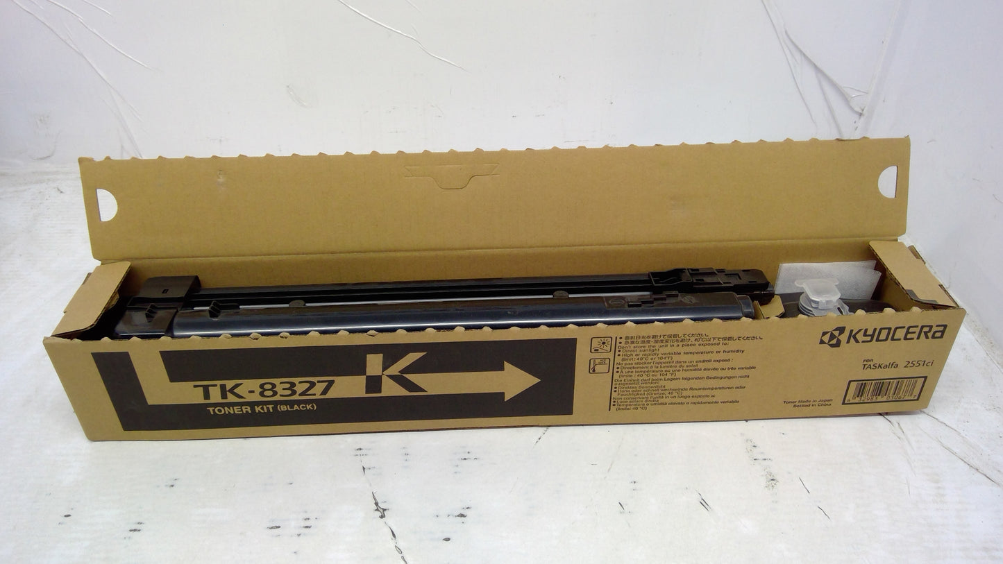 Genuine Kyocera TK-8327K Black Toner Kit (1T02NP0US0) *OPEN BOX*