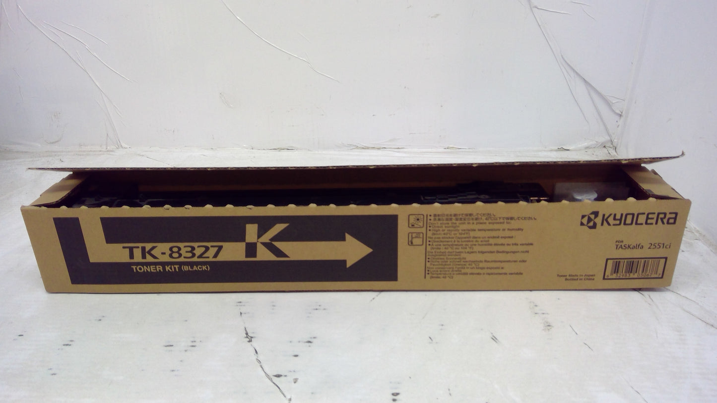 Genuine Kyocera TK-8327K Black Toner Kit (1T02NP0US0) *OPEN BOX*