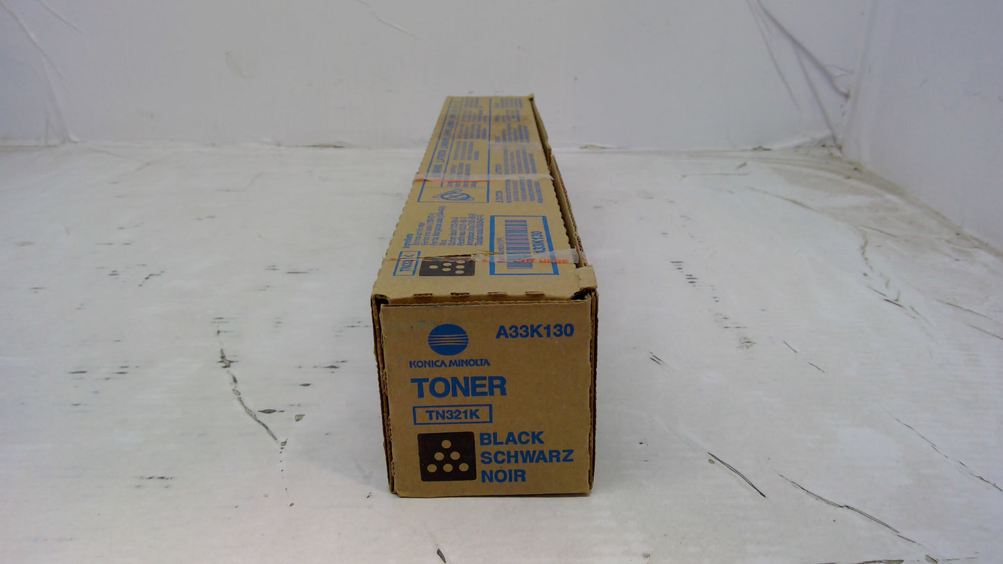 Genuine Konica Minolta A33K130 (TN321K) Black Toner