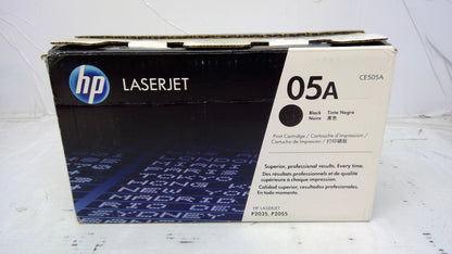 Genuine HP CE505A (05A) Black Toner Cartridge for HP LaserJet P2035, P2055 *OPEN BOX*