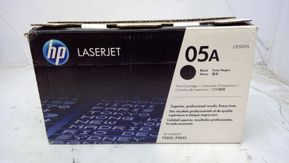 Genuine HP CE505A (05A) Black Toner Cartridge for HP LaserJet P2035, P2055 *OPEN BOX*