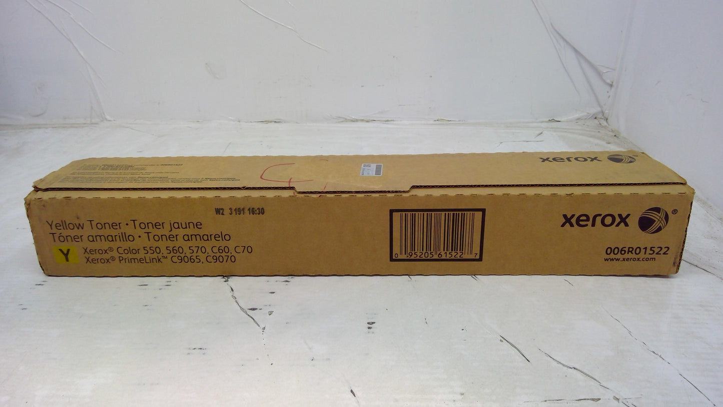 Genuine Xerox 006R01522 (6R1522) Metered Yellow Toner