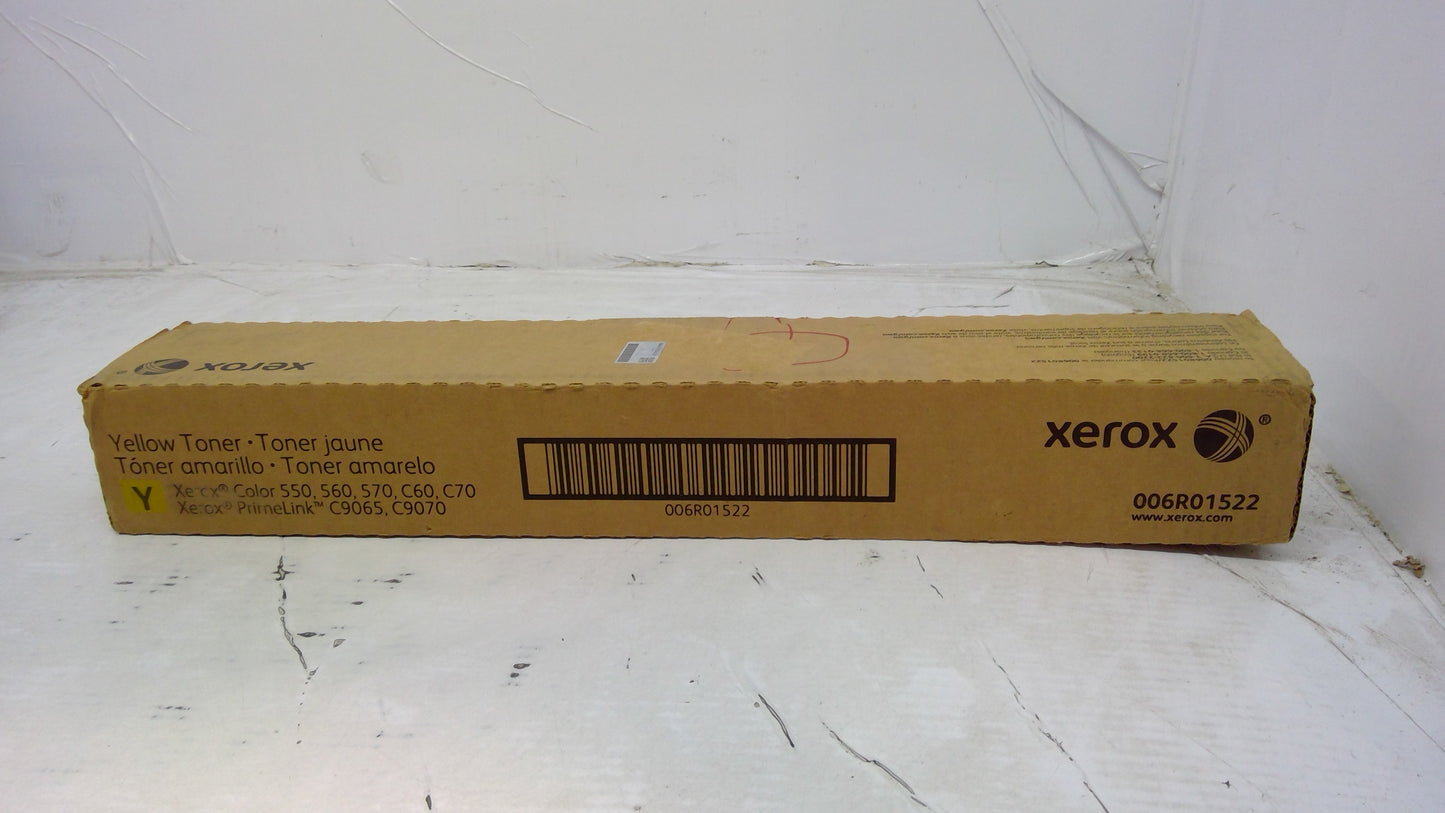 Genuine Xerox 006R01522 (6R1522) Metered Yellow Toner