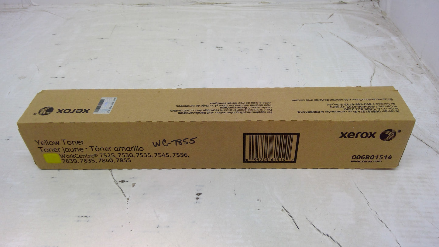 Genuine Xerox 006R01514 (6R1514) Yellow Toner