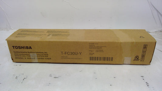 Genuine Toshiba T-FC30U-Y (TFC30UY) Yellow Toner - SunnyToner | Operated by MBI International