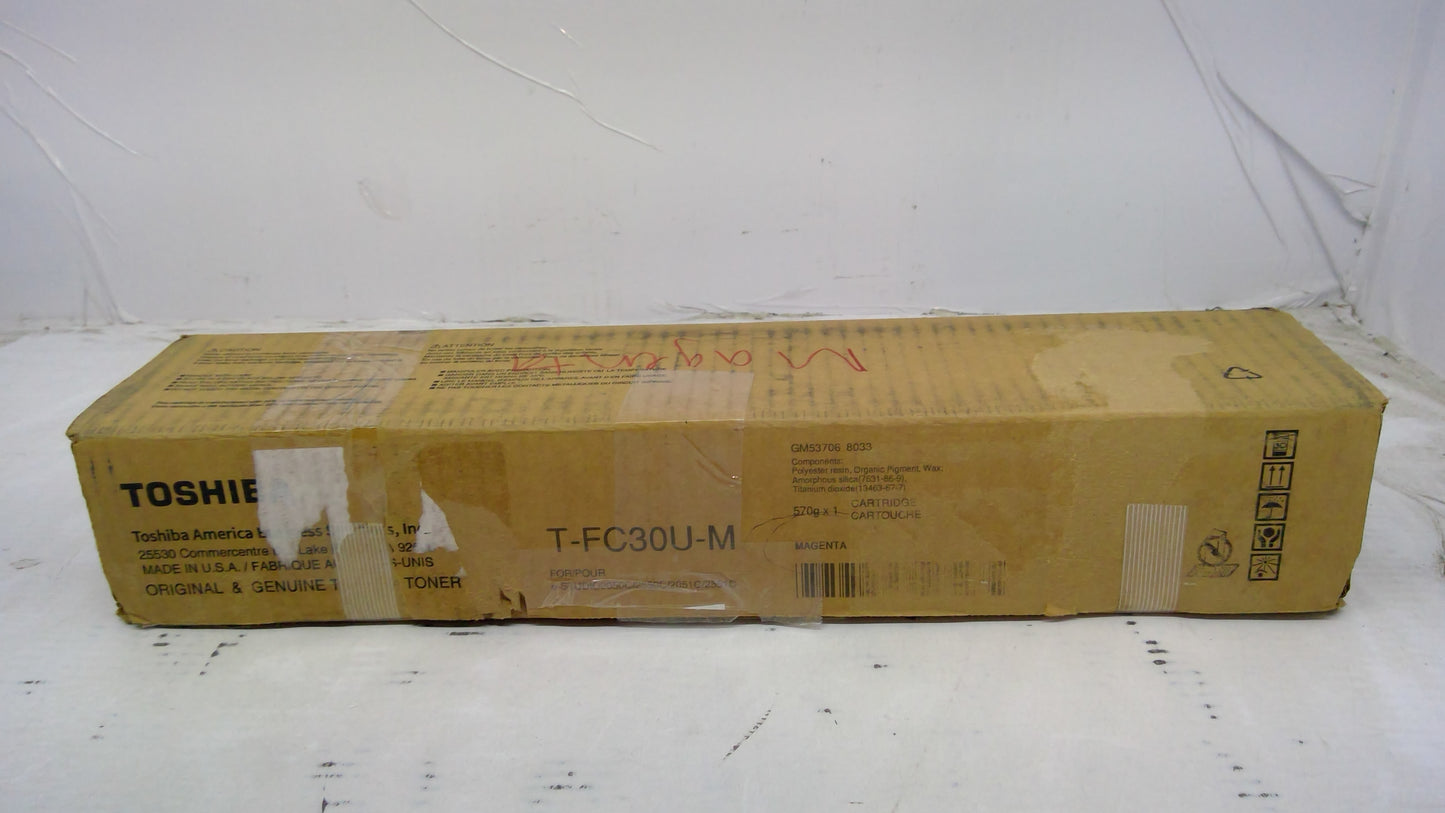 Genuine Toshiba T-FC30U-M (TFC30UM) Magenta Toner