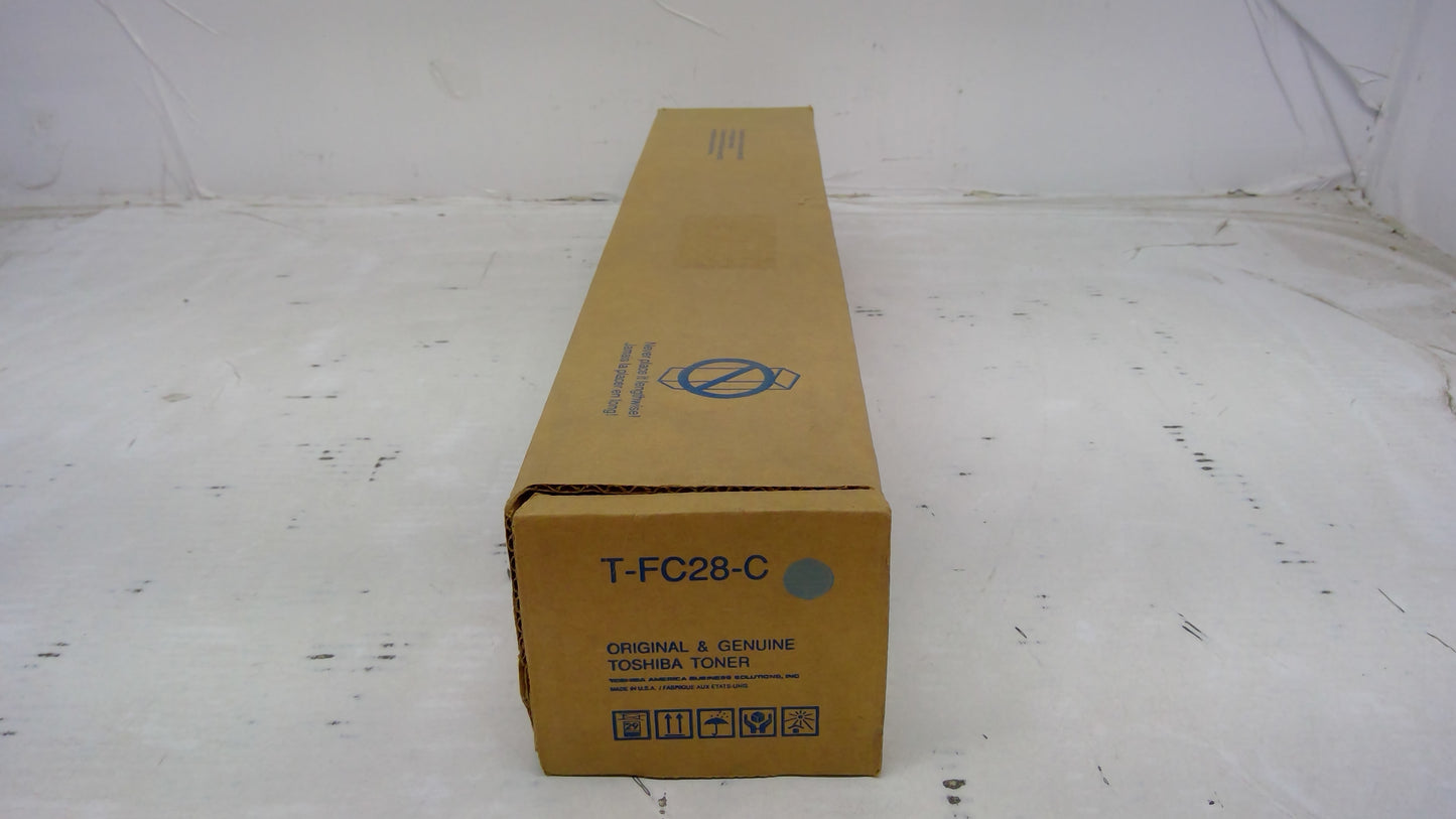 Genuine Toshiba T-FC28-C (TFC28C) Cyan Toner