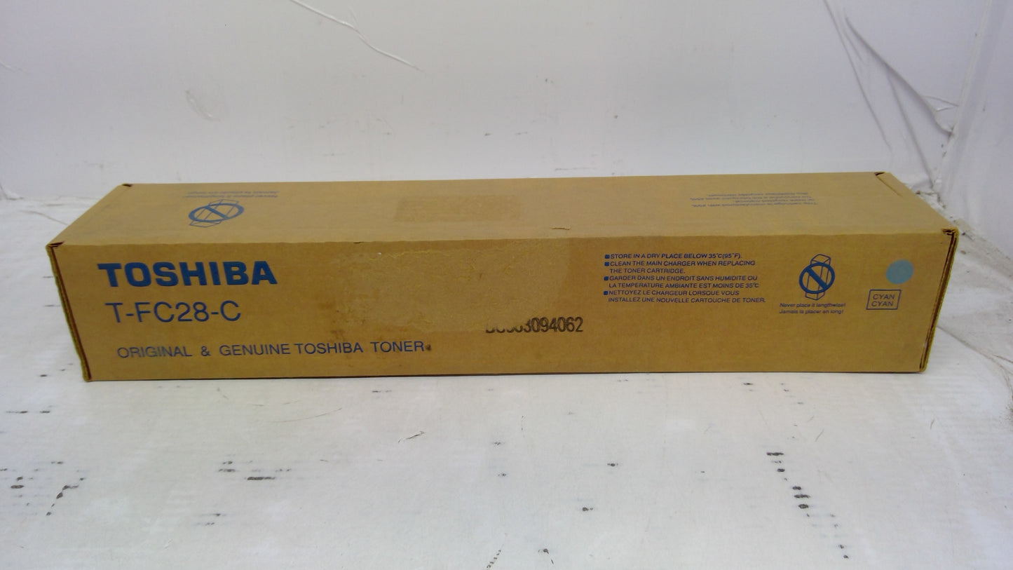 Genuine Toshiba T-FC28-C (TFC28C) Cyan Toner