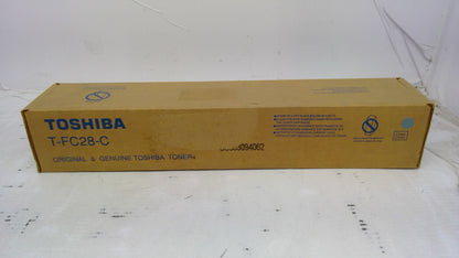 Genuine Toshiba T-FC28-C (TFC28C) Cyan Toner