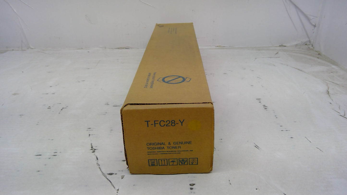 Genuine Toshiba T-FC28-Y (TFC28Y) Yellow Toner