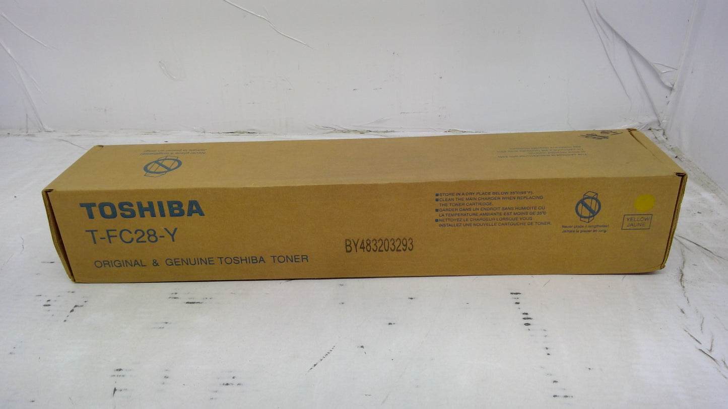 Genuine Toshiba T-FC28-Y (TFC28Y) Yellow Toner