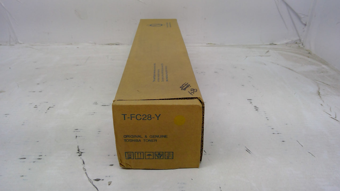 Genuine Toshiba T-FC28-Y (TFC28Y) Yellow Toner
