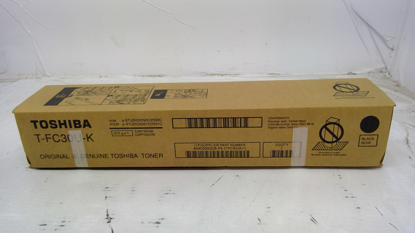 Genuine Toshiba T-FC30U-K (TFC30UK) Black Toner
