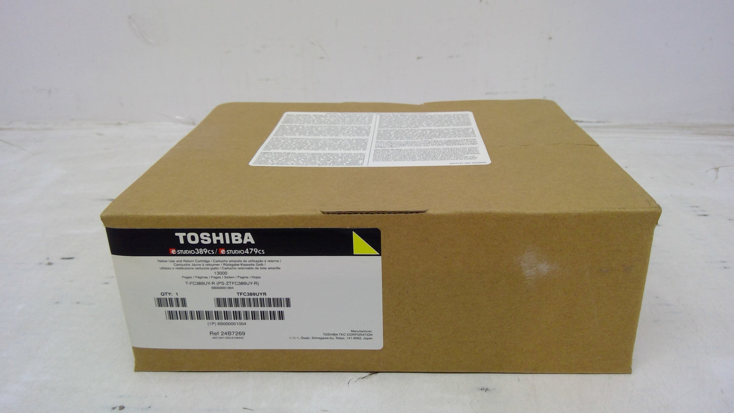Genuine Toshiba TFC389UYR Yellow Toner Cartridge