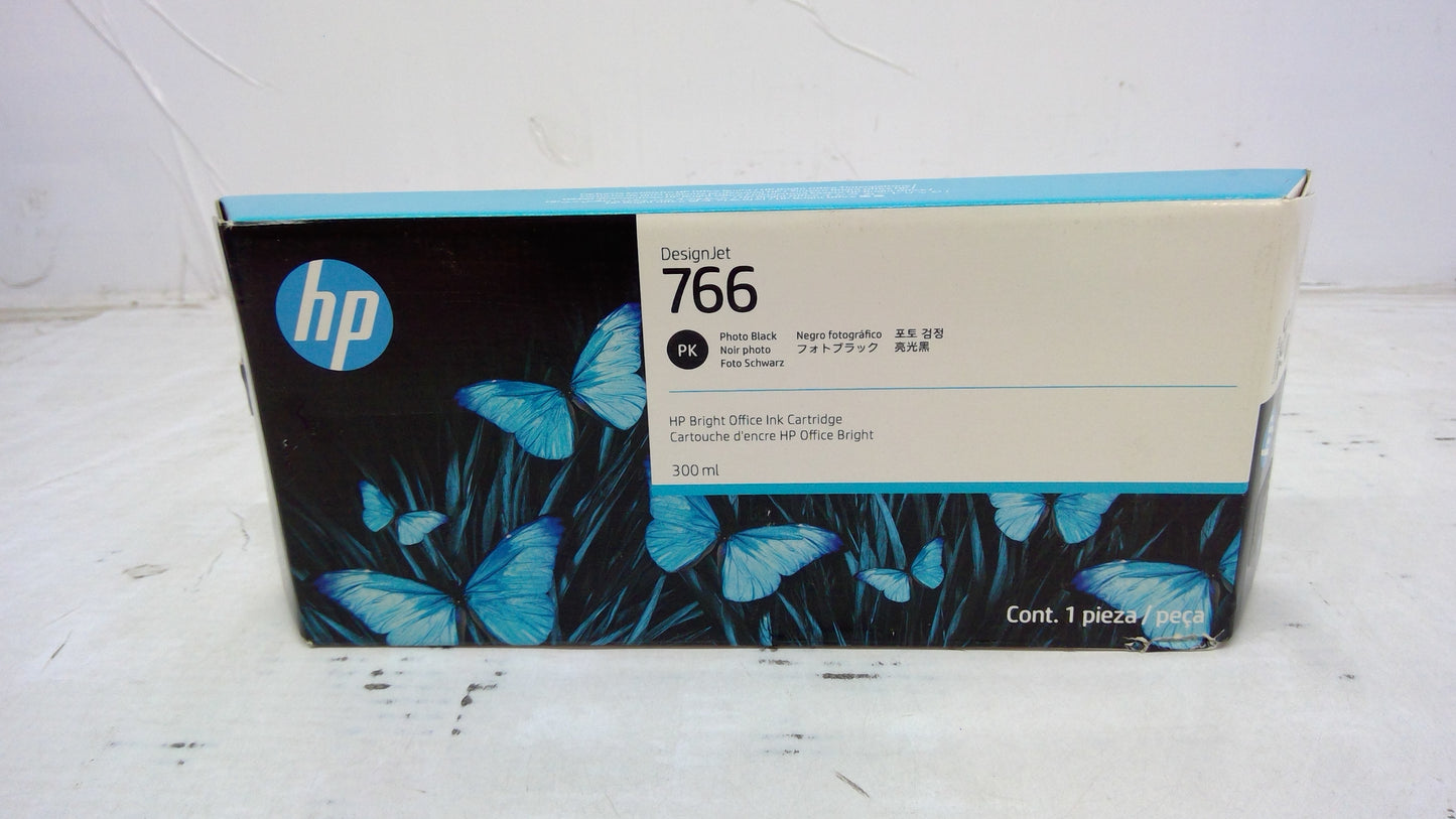Genuine HP P2V93A (766) Photo Black DesignJet Ink Cartridge