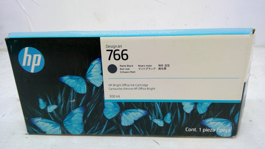 Genuine HP P2V92A (766) Matte Black DesignJet Ink Cartridge *Expires Dec. 2026* - SunnyToner | Operated by MBI International