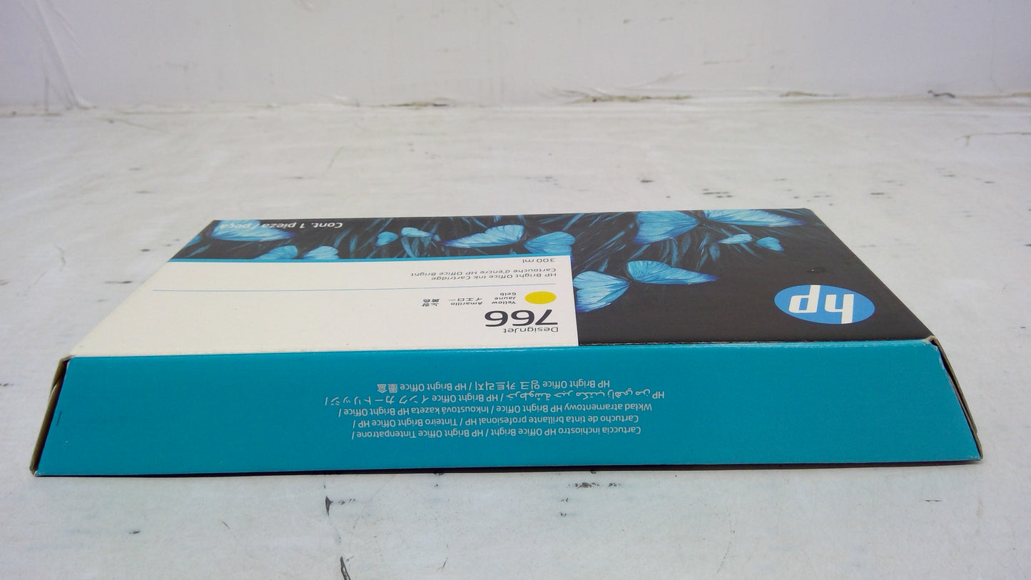 Genuine HP P2V91A (766) Yellow DesignJet Ink Cartridge (Expires NOV 2026)