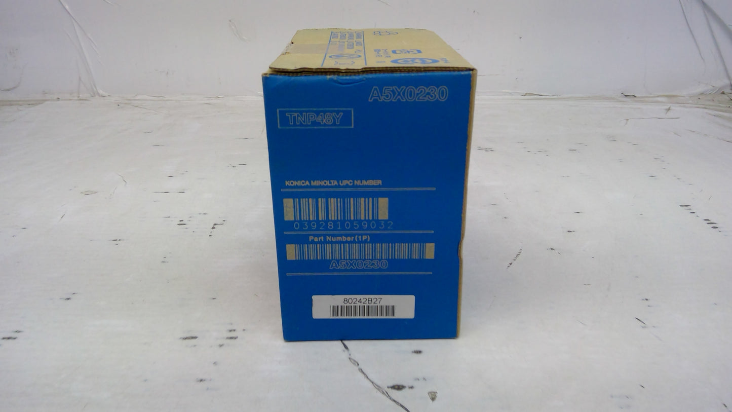 Genuine Konica Minolta TNP48Y (A5X0230) Yellow Toner