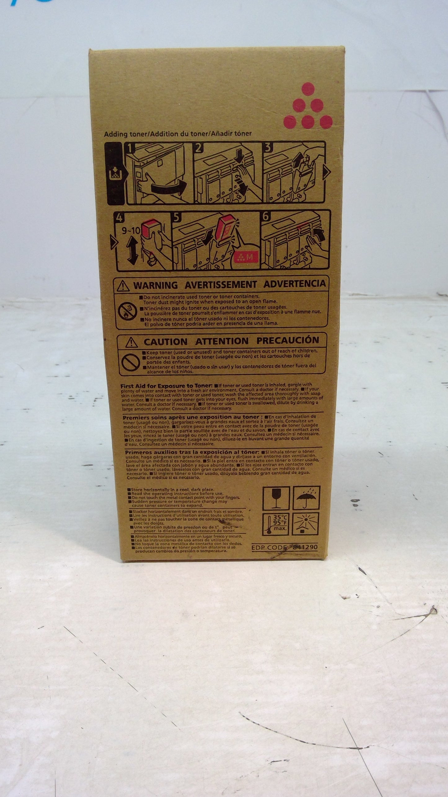 Genuine Ricoh Type MP C7500/C7570/LD275c (841290) Magenta Toner