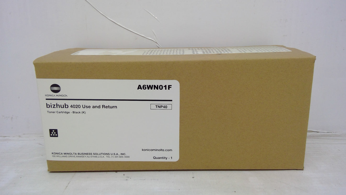 Genuine Konica Minolta A6WN01F (TNP40) Black Toner