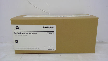 Genuine Konica Minolta A6WN01F (TNP40) Black Toner