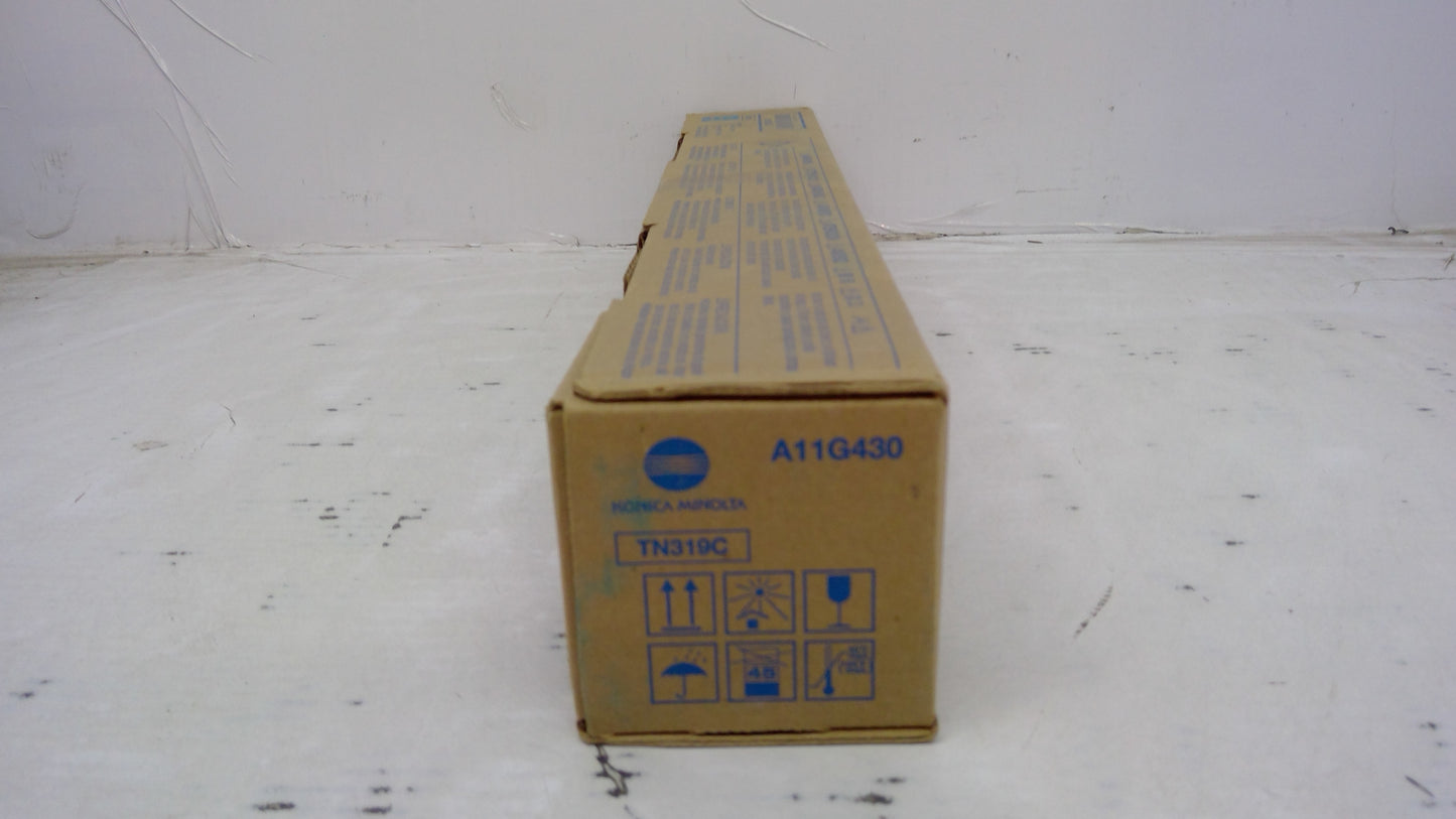 Genuine Konica Minolta A11G430 (TN319C) Cyan Toner