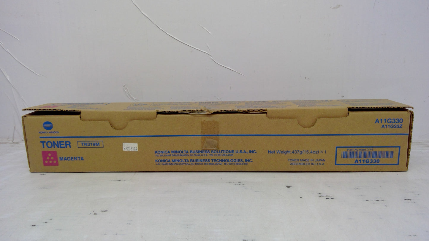 Genuine Konica Minolta A11G330 (TN319M) Magenta Toner