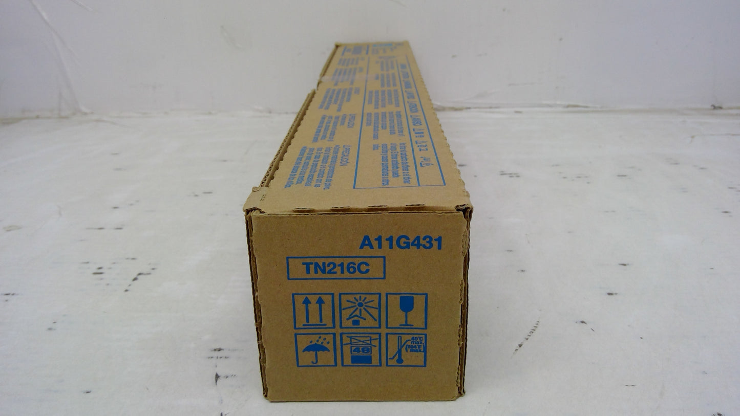 Genuine Konica Minolta A11G431 (TN216C) Cyan Toner