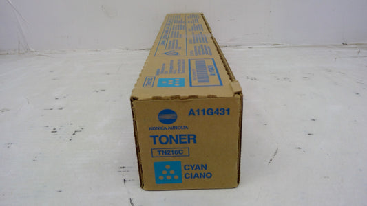Genuine Konica Minolta A11G431 (TN216C) Cyan Toner - SunnyToner | Operated by MBI International