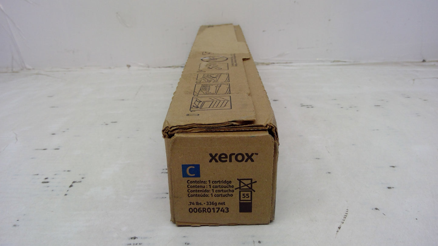 Genuine Xerox 006R01743 (6R1743) Cyan Toner