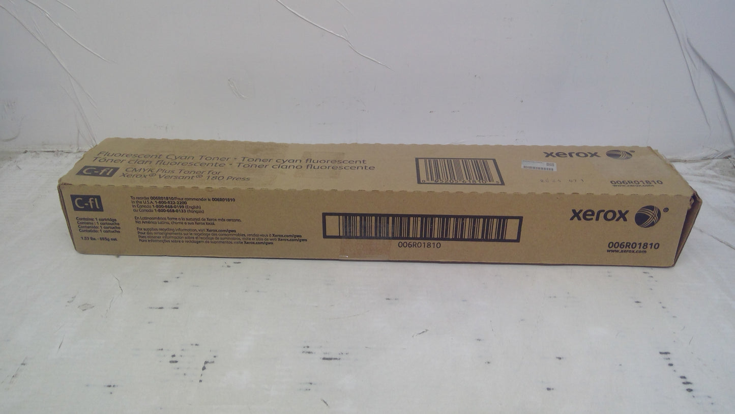 Genuine Xerox 006R01810 (6R1810) Fluorescent Cyan Toner