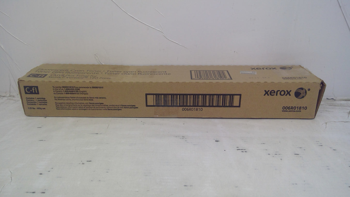 Genuine Xerox 006R01810 (6R1810) Fluorescent Cyan Toner