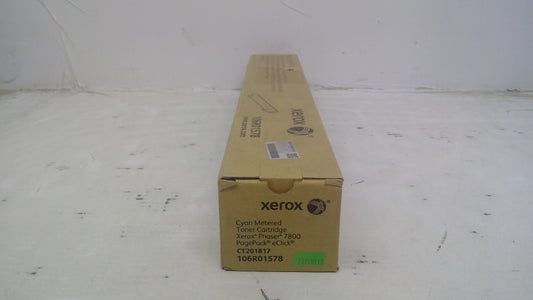 Genuine Xerox 106R01578 (106R1578) Cyan Metered Toner Cartridge