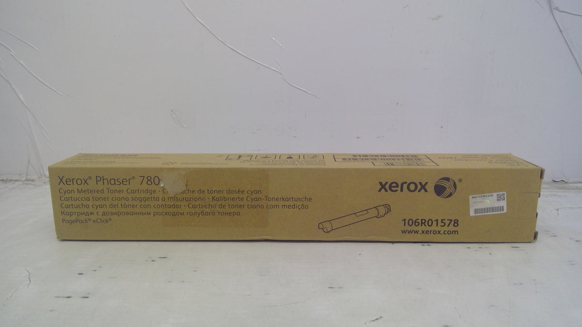 Genuine Xerox 106R01578 (106R1578) Cyan Metered Toner Cartridge