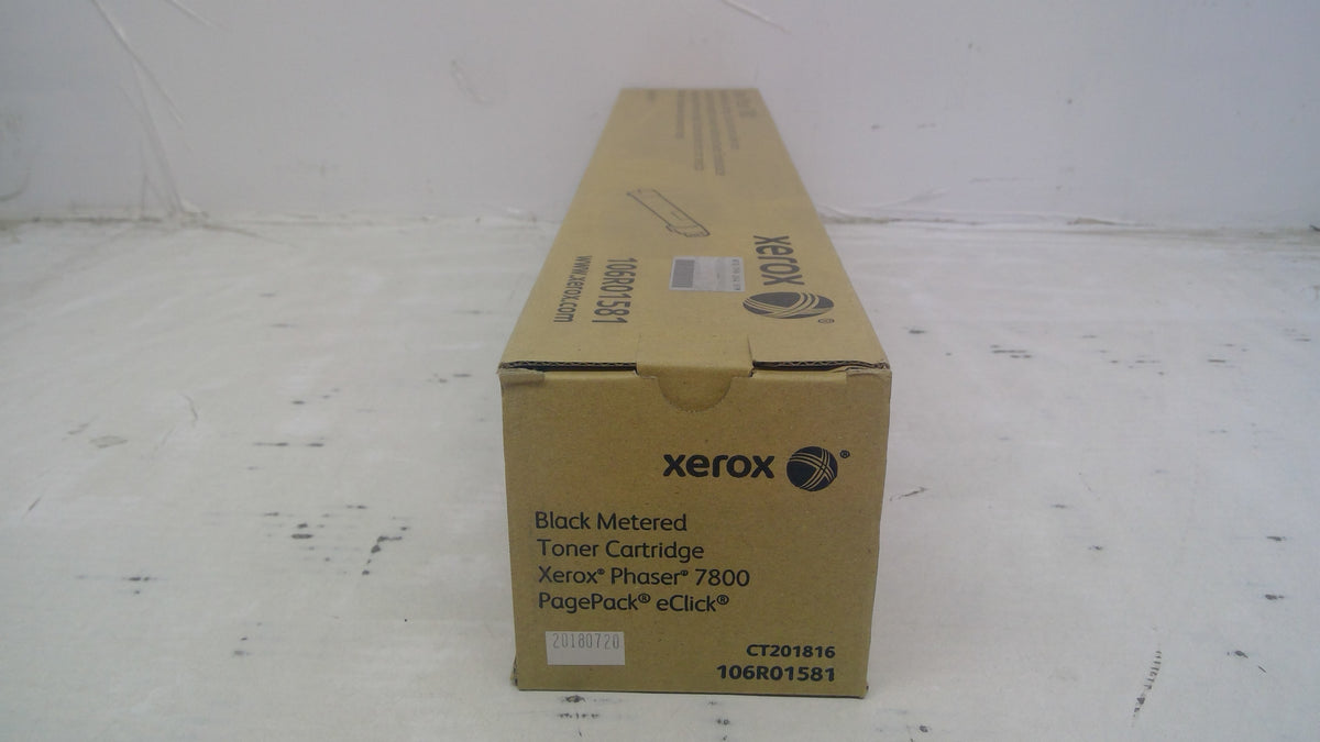 Genuine Xerox Phaser 7800 106R01581 (106R1581) Black Metered Toner Cartridge