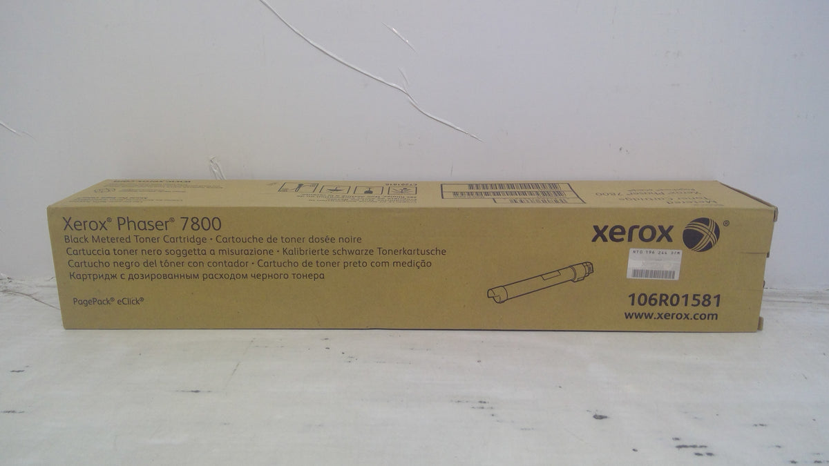 Genuine Xerox Phaser 7800 106R01581 (106R1581) Black Metered Toner Cartridge